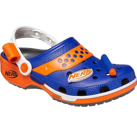 Crocs Classic Nerf Clogs Blue Men's 10 Women's 12 – HASBRO